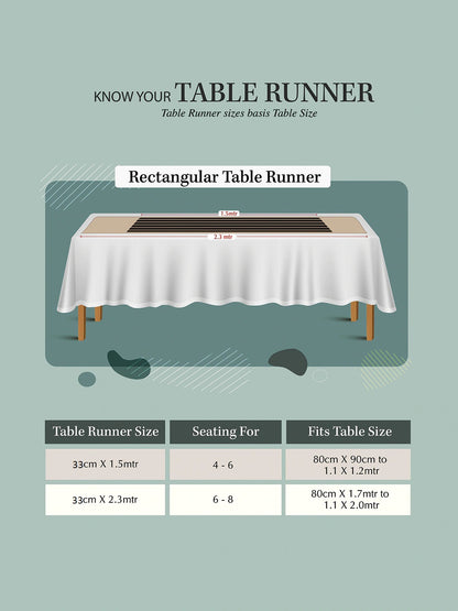 Premium HD Digital Printed Polyester Table Runner