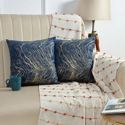 Premium Velvet Set of 2 Decorative Throw Pillow/Cushion Covers