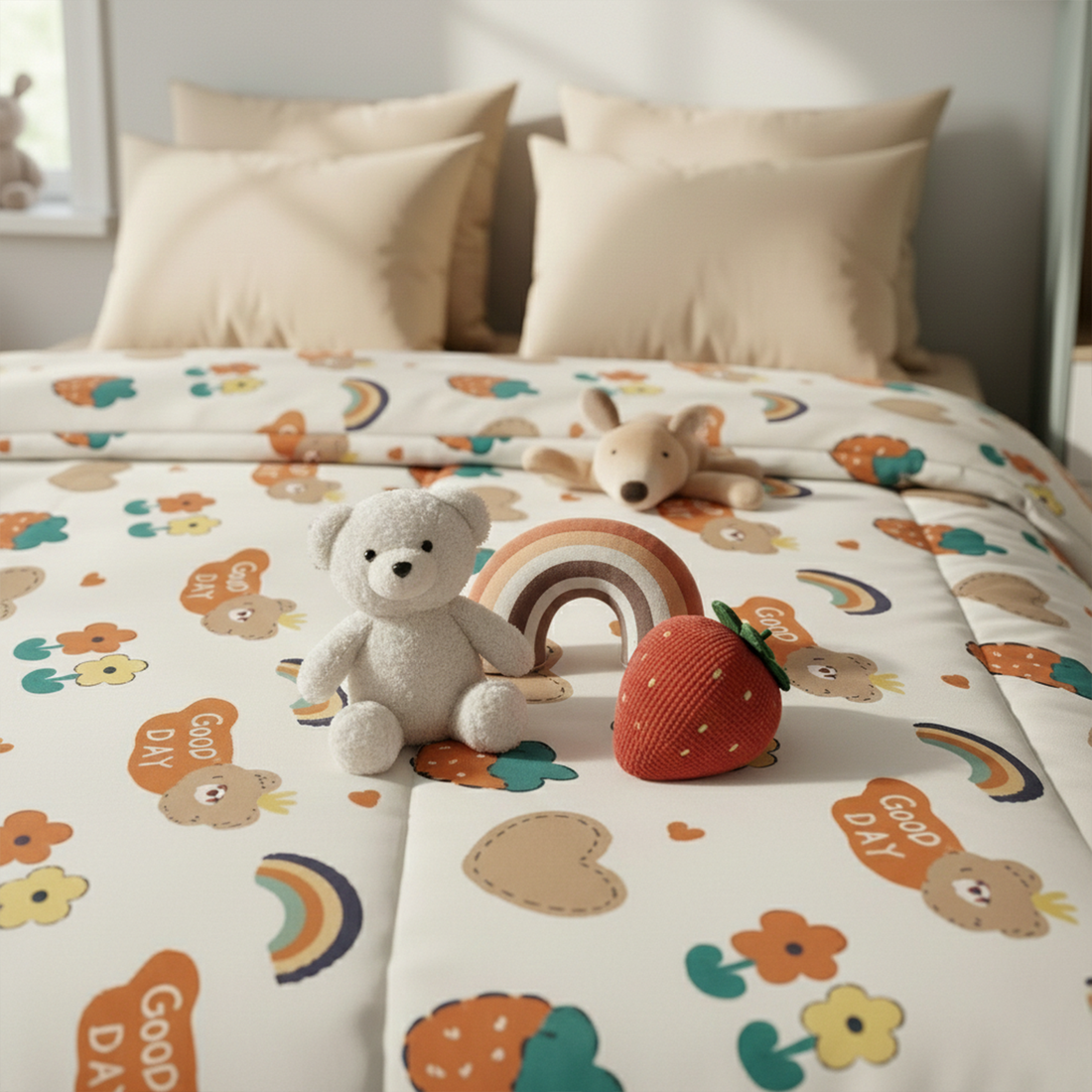 AEROHAVEN Soft Kids Comforter Hypoallergenic Microfiber Double Bed Quilt
