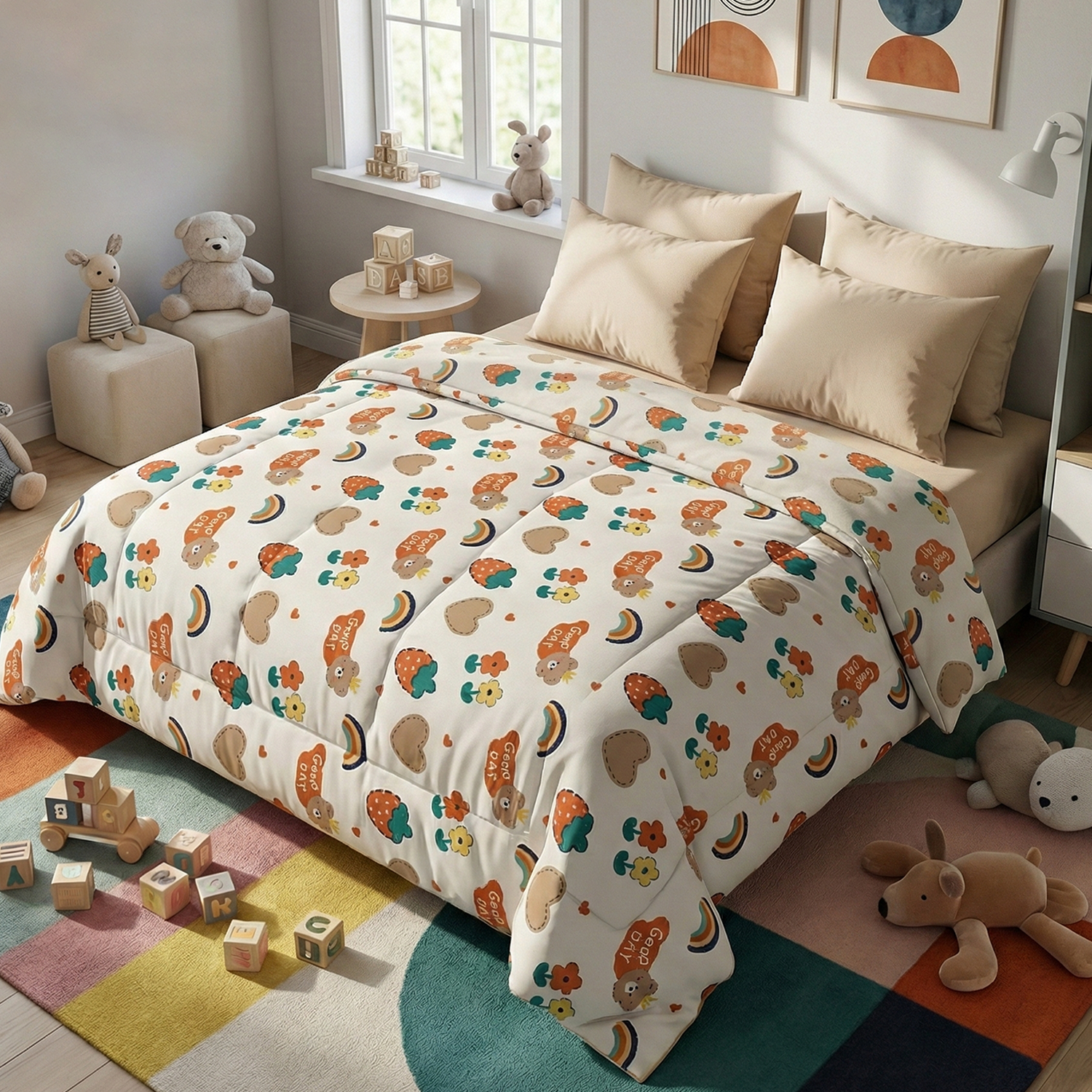 AEROHAVEN Soft Kids Comforter Hypoallergenic Microfiber Double Bed Quilt