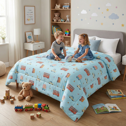 AEROHAVEN Soft Kids Comforter Hypoallergenic Microfiber Double Bed Quilt