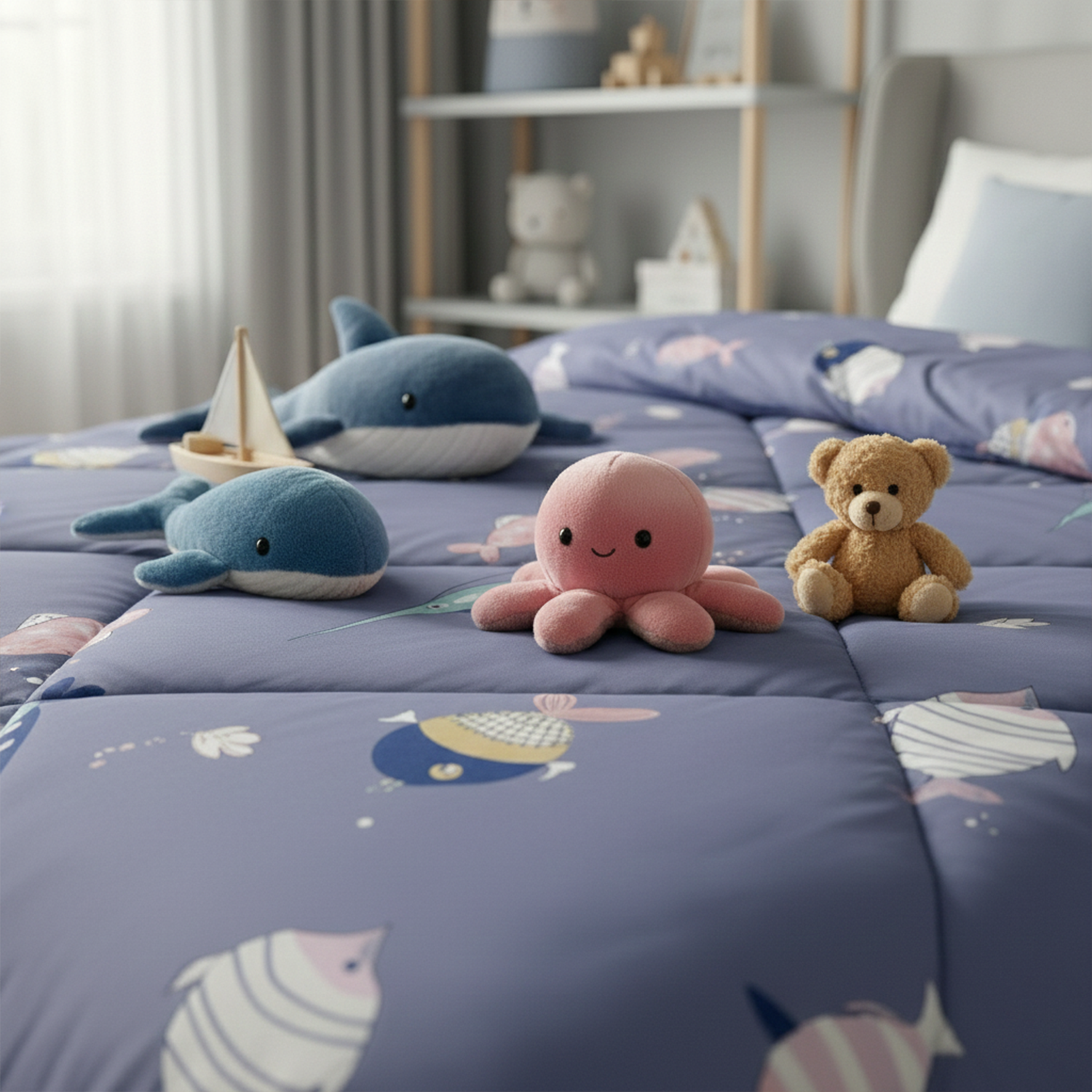 AEROHAVEN Soft Kids Comforter Hypoallergenic Microfiber Double Bed Quilt