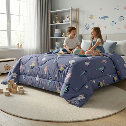 AEROHAVEN Soft Kids Comforter Hypoallergenic Microfiber Double Bed Quilt