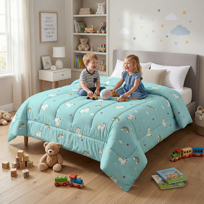 AEROHAVEN Soft Kids Comforter Hypoallergenic Microfiber Double Bed Quilt