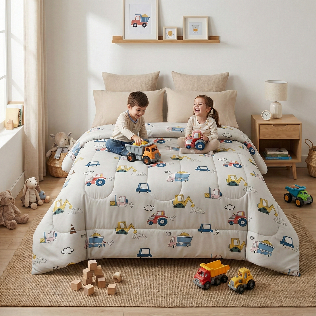 AEROHAVEN Soft Kids Comforter Hypoallergenic Microfiber Double Bed Quilt