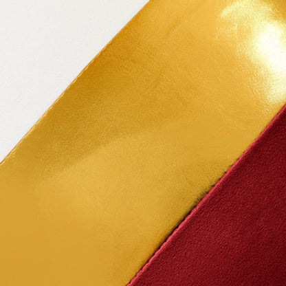 Premium Velvet Set of 2 Decorative Throw Pillow/Cushion Covers with Gold Stripe